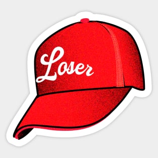 Red Hat Loser Sticker